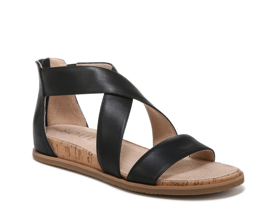 Clearance SOUL Naturalizer Cindi Sandal Black