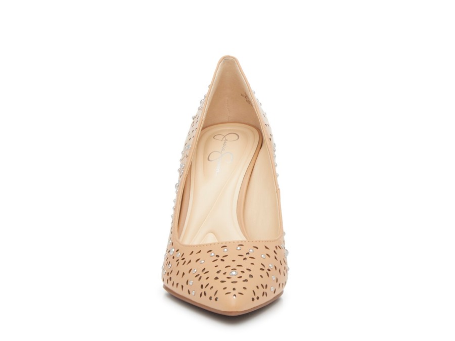 New Jessica Simpson Nettles Pump Buff Beige