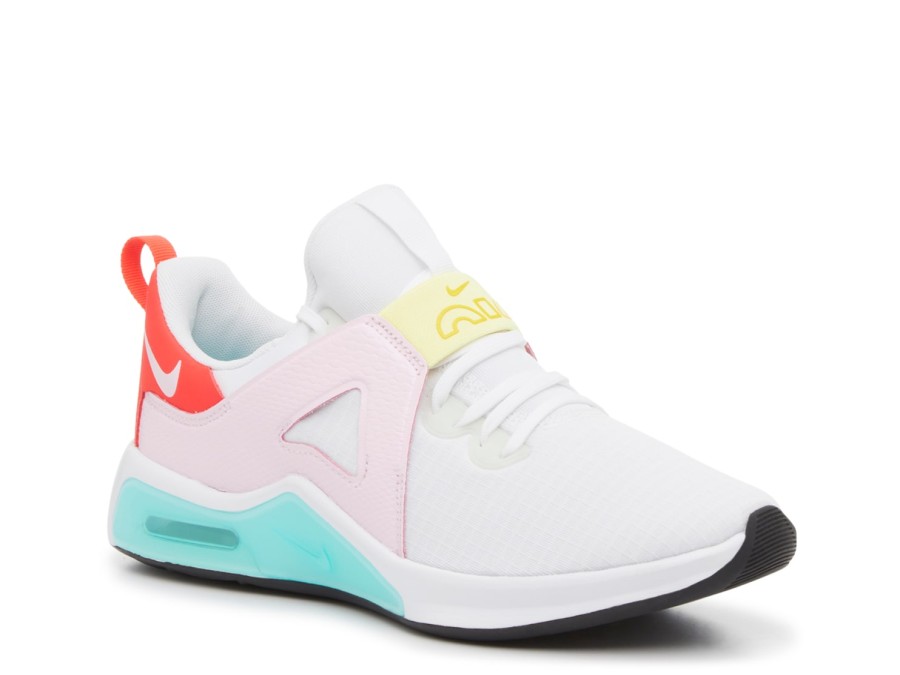 Best Nike Air Max Bella Tr 5 Training Shoe - Women'S White/Pink/Turquoise