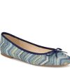 Best Nine West Tootsy Flat Blue Multicolor