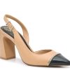 Clearance Vince Camuto Antelle Slingback Pump Beige/Black