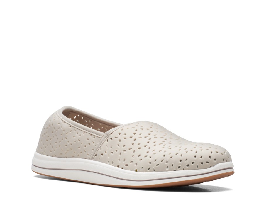 Best Clarks Cloudsteppers Breeze Emily Slip-On Taupe