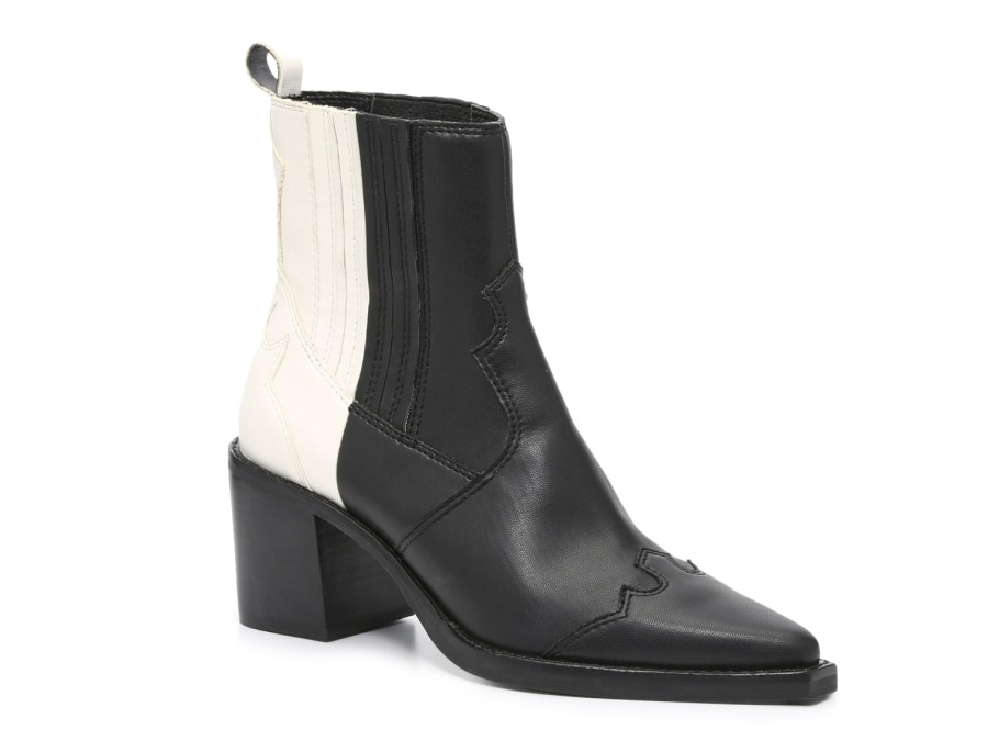 Clearance Dolce Vita Jaklin Bootie Black/White