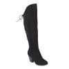 New Journee Collection Spritz Over-The-Knee Boot Black