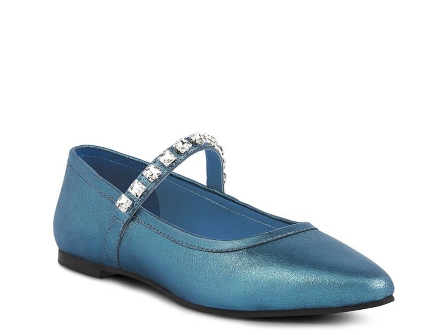 Best Rag & Co Alverno Mary Jane Flat Blue