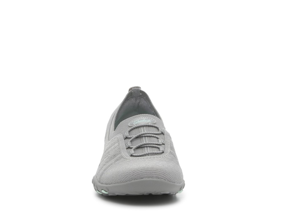 Clearance Skechers Relaxed Fit Breathe Easy Slip-On Sneaker Grey