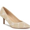 New Nine West Alake Pump Light Natural