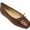 Hot Bernardo Gwynn Ballet Flat Mahogany Brown