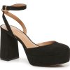 Wholesale Jessica Simpson Lasharen Platform Pump Black Fabric