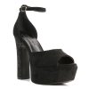 Online Rag & Co Beaty Platform Sandal Black