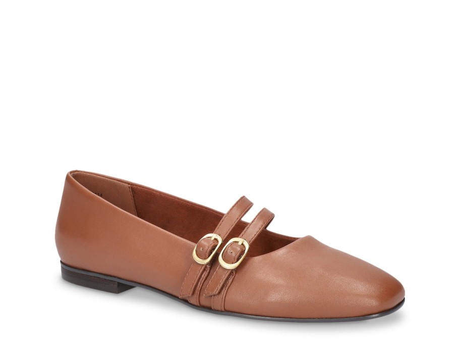 Clearance Bella Vita Daven Mary Jane Flat Tan