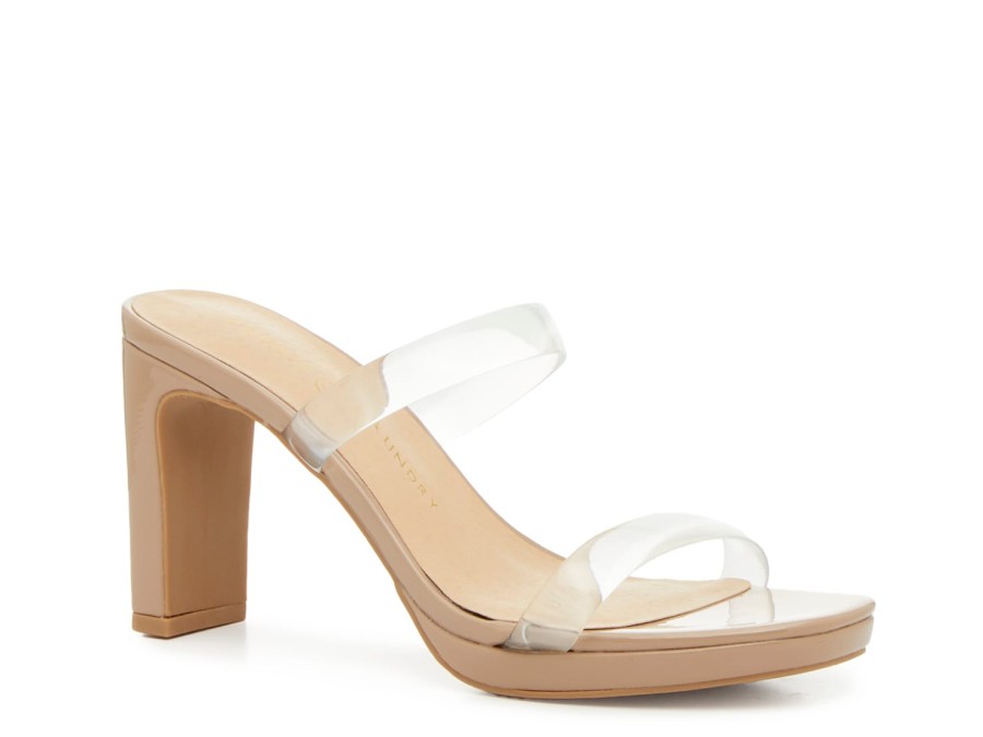 Best Chinese Laundry Tete Sandal Clear/Beige