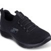 New Skechers Summits Bungee Slip-On Sneaker - Women'S Black