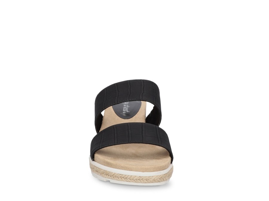 Hot Easy Street Maryann Wedge Sandal Black