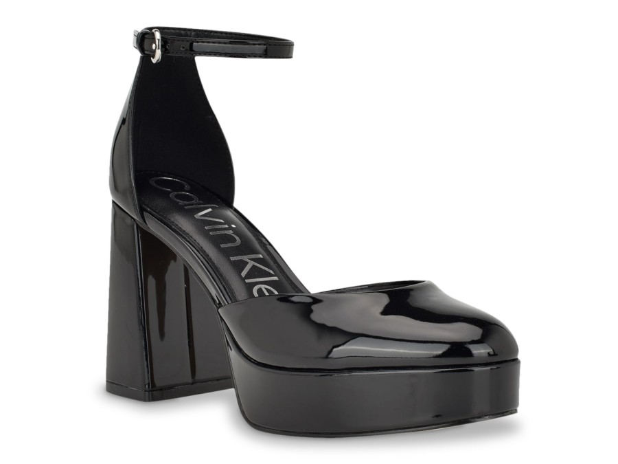 Best Calvin Klein Sabin Platform Pump Black