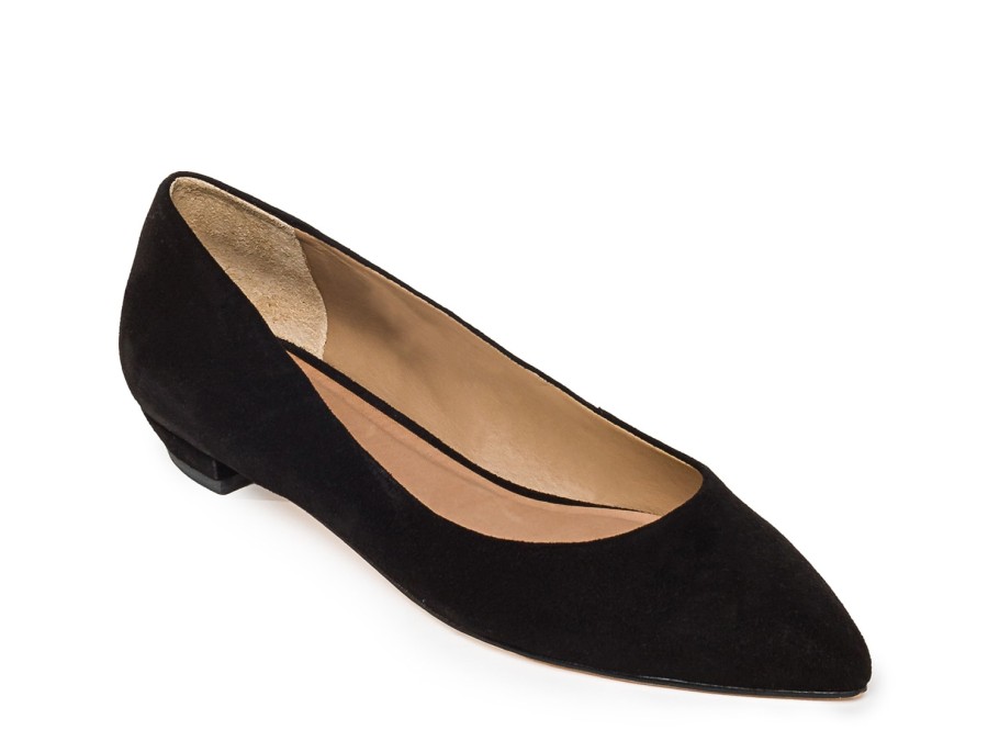 Best Bernardo Fritz Ballet Flat Black Suede