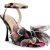 Best Betsey Johnson Luz Sandal Black Floral Print