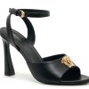 Online Versace Emblem Sandal Black