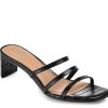 Best Journee Collection Hariett Slide Sandal Black