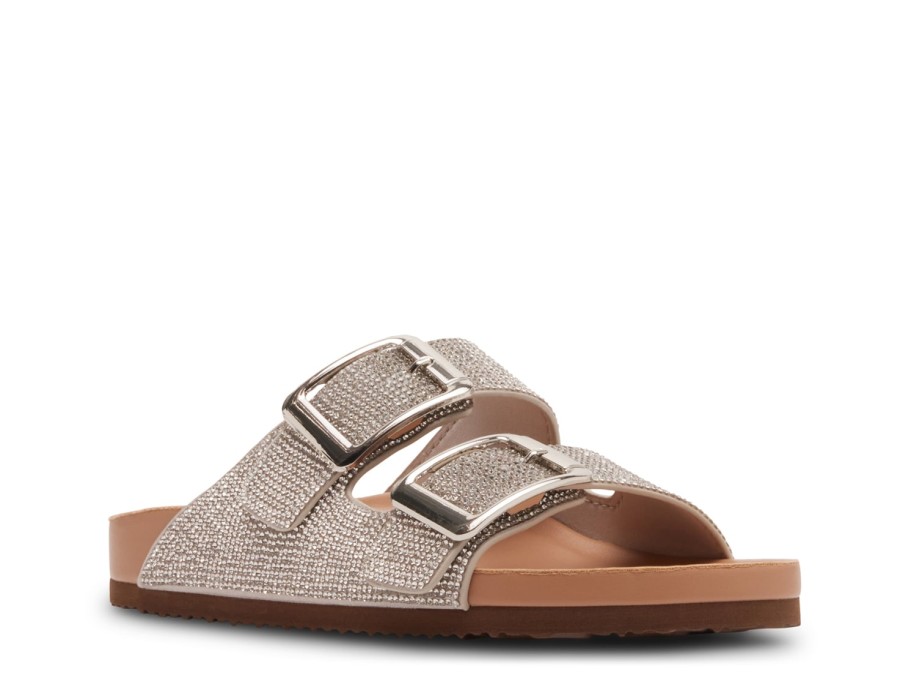 Clearance Madden Girl Bodie Sandal Silver Metallic