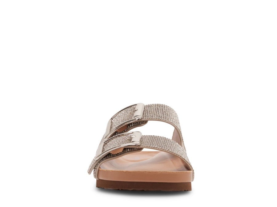 Clearance Madden Girl Bodie Sandal Silver Metallic