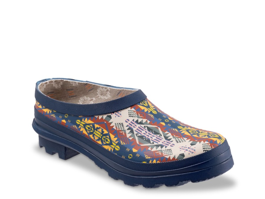 Online Pendleton Garden Clog Blue Multicolor