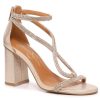 New Jessica Simpson Danisha Sandal Gold Metallic