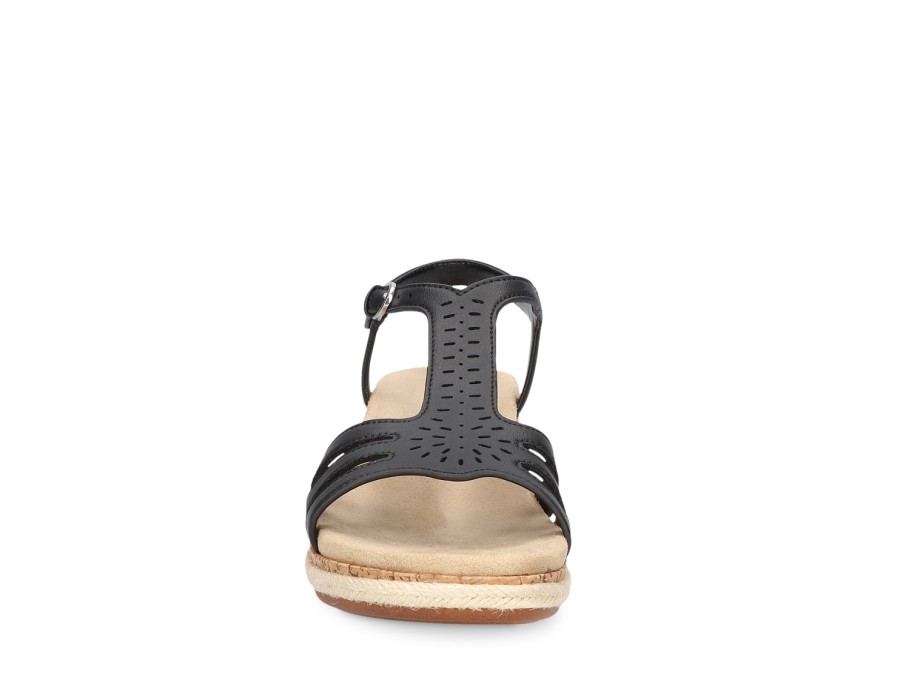 Hot Easy Street Dorinda Wedge Sandal Black