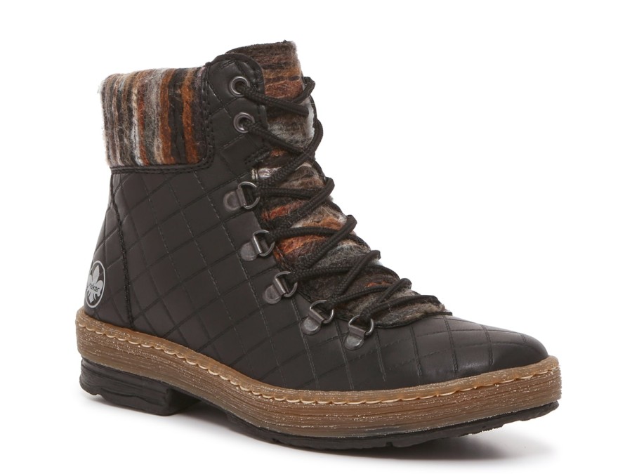 Online Rieker Felicitas 08 Combat Boot Black