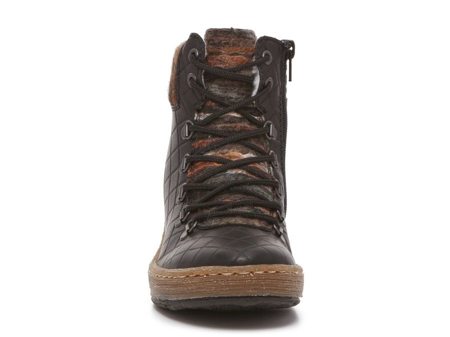 Online Rieker Felicitas 08 Combat Boot Black