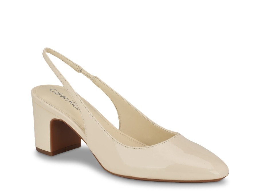 Best Calvin Klein Scarlet Pump Ivory