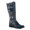 Clearance L'Artiste by Spring Step Vaneyck Boot Blue Multicolor