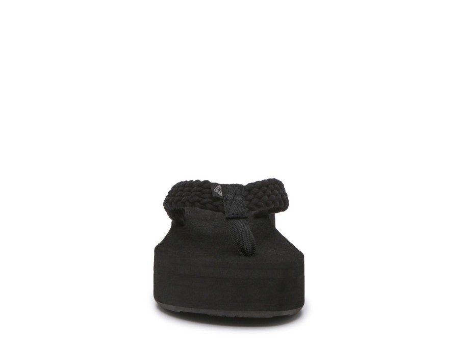 Wholesale Roxy Tidepool Platform Sandal Black