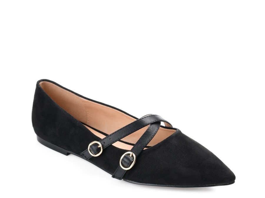 New Journee Collection Patricia Flat Black