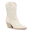 Hot Dolce Vita Lunar Cowboy Boot Off White Croc Print