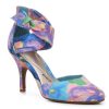 Clearance Impo Tamari Pump Pastel Multicolor Floral Print