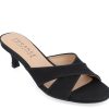 Clearance Journee Collection Berkly Sandal Black