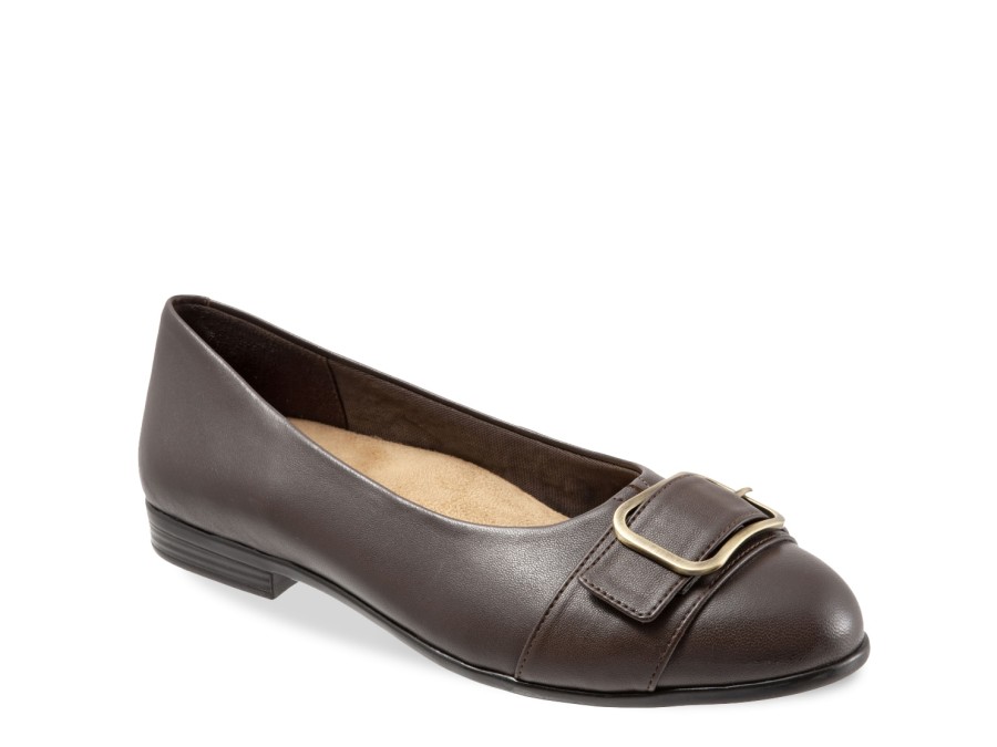 Best Trotters Aubrey Flat Dark Brown