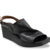 Clearance Bueno Flynn Wedge Sandal Black