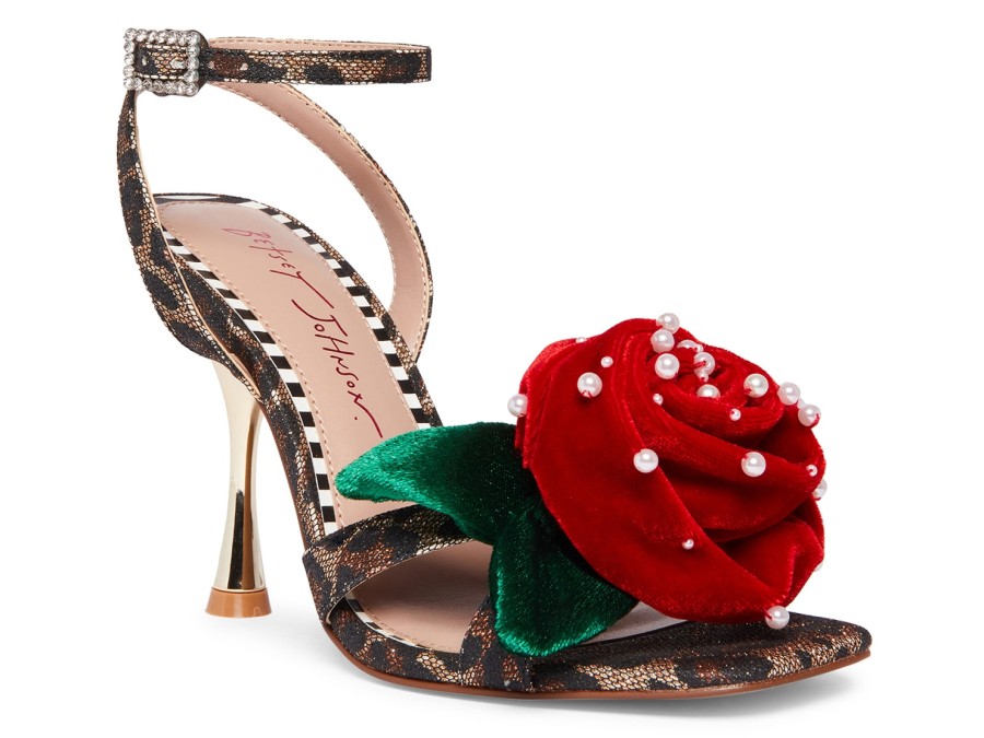 Best Betsey Johnson Carlos Sandal Multicolor Leopard Print