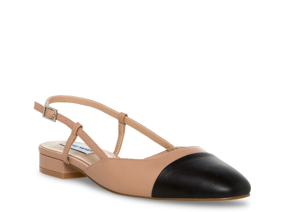 New Steve Madden Belinda Flat Tan/Black