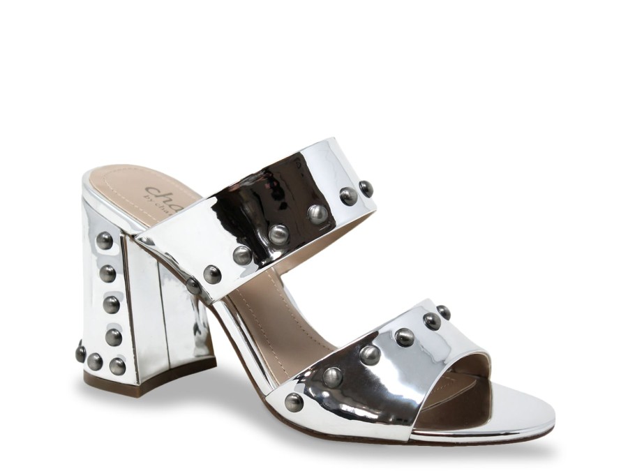 Best Charles by Charles David Roaring Sandal Silver Metallic