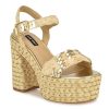 Online Nine West Jolane Platform Sandal Natural