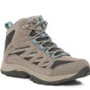 Clearance Columbia Crestwood Wide Hiking Boot - Women'S Light Grey/Dark Grey/Blue