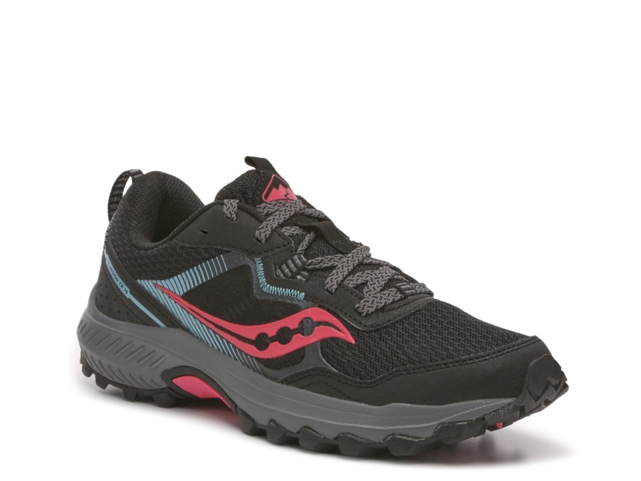 Best Saucony Excursion Tr16 Trail Running Shoe - Women'S Black/Pink