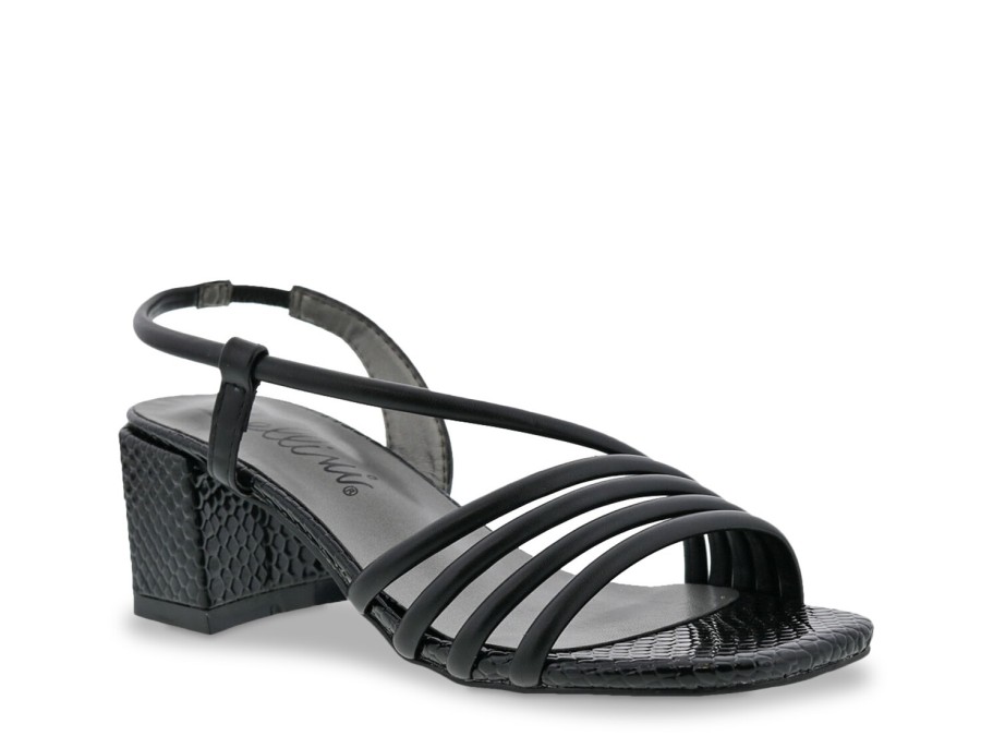 Best Bellini Fling Sandal Black Croc Print