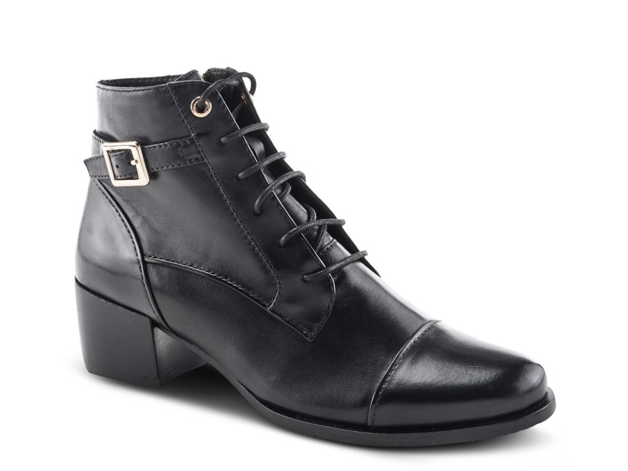 Best Spring Step Buckleup Bootie Black