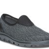 New Propet Travel Slip-On Sneaker Grey Heathered