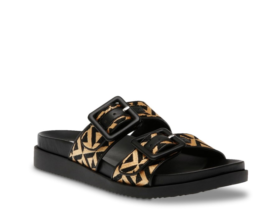 Clearance STEVEN NEW YORK Micah Platform Sandal Black