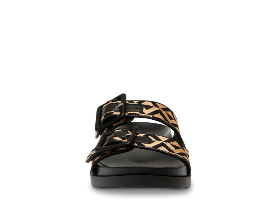 Clearance STEVEN NEW YORK Micah Platform Sandal Black